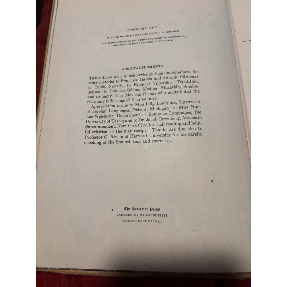 El Camino Real 1942 Jarrett & McManus 9x6 First Edition & Printing (see desc) - Picture 3 of 12